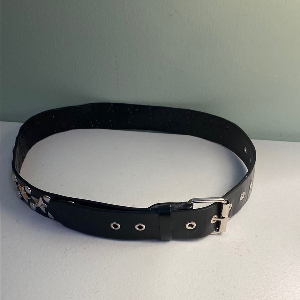 Black Studded Belt